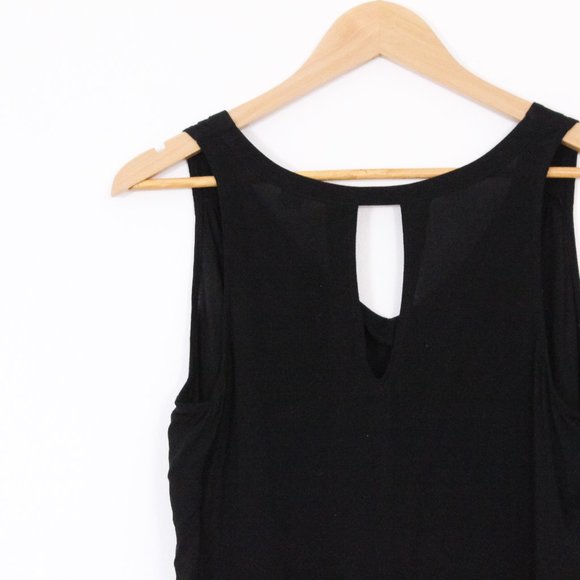 *Old Navy Black Tank Top with Keyhole back - Picture 7 of 7